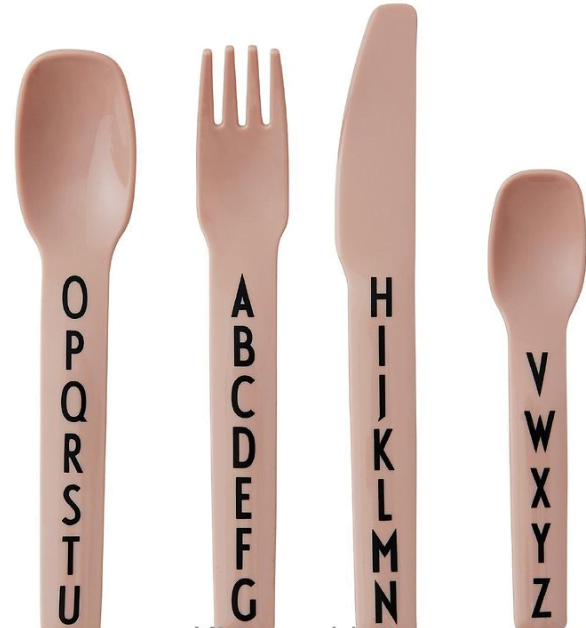 Design letters bestik