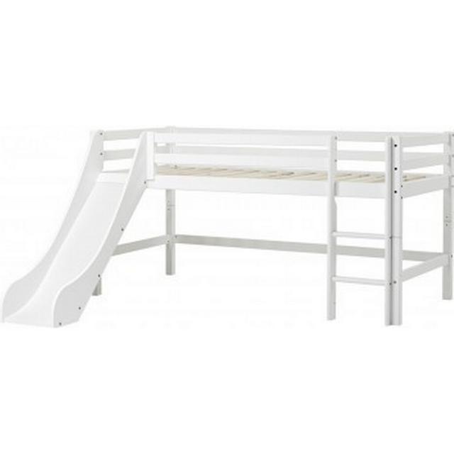 HoppeKids Basic Halvhøj Seng med Rutsjebane 90x200cm - Halvhøjseng guide - TIl den lille