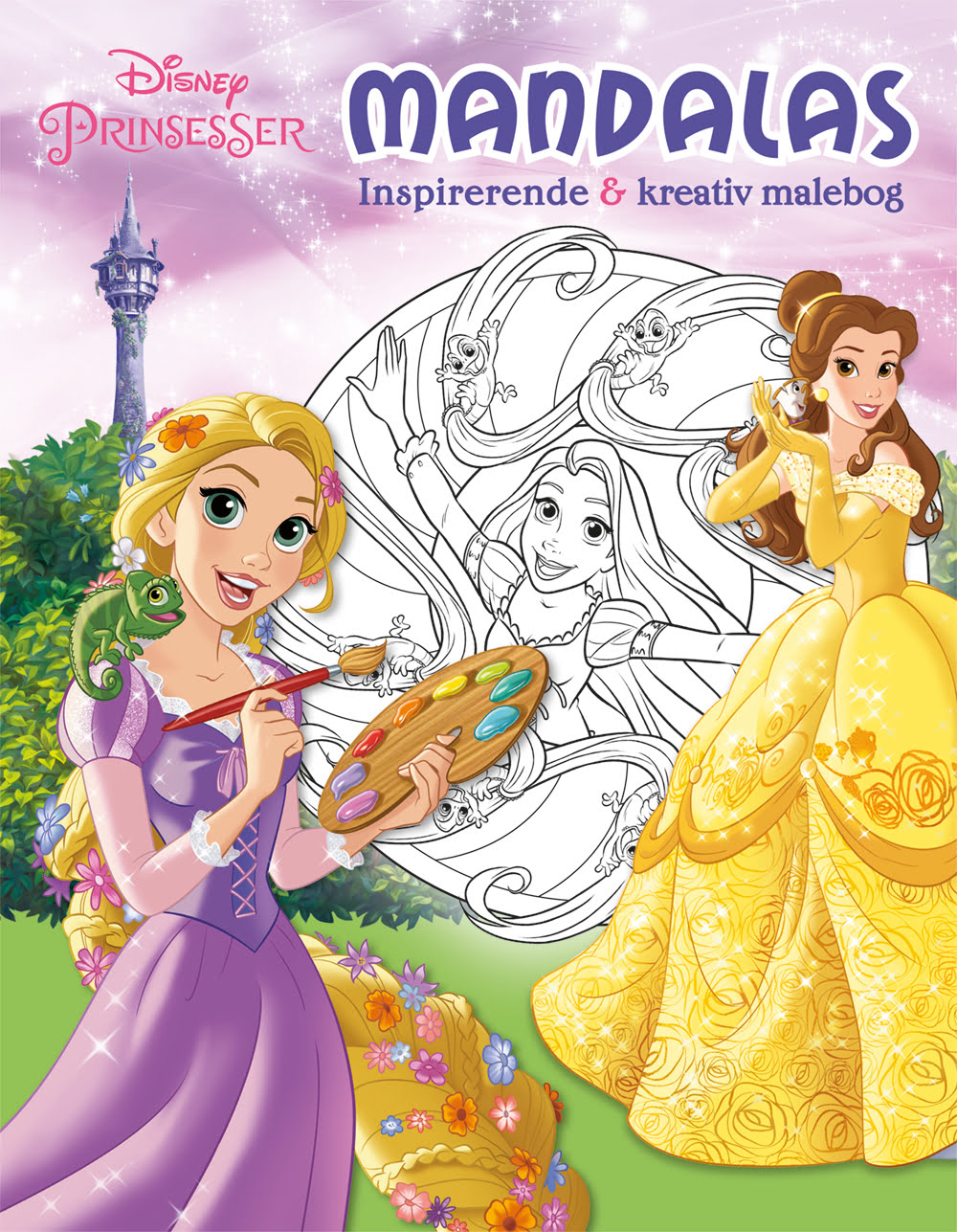 Tegne, male bog med Mandalas prinsesser